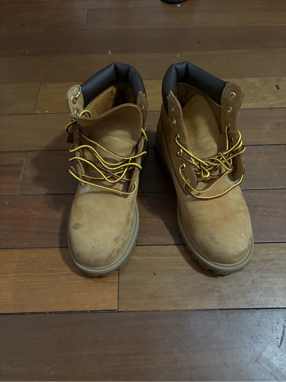 Boys Timberland Construction Boots 2.5Y used
